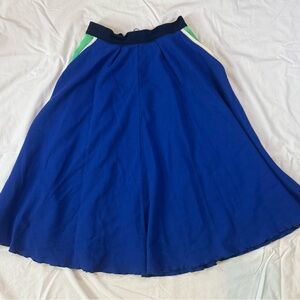 Vintage Roksanda Ilincic Vibrant Blue Skater Skirt
